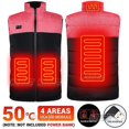 thumbnail image 1 of Chaleco Hetaed de 9 áreas, ropa de abrigo para hombres y mujeres, chaleco de autocalentamiento Usb, chaleco cálido para esquí, chaqueta térmica, ropa de caza para invierno Kuyhfg Bienvenido a Kuyhfg, 1 of 5