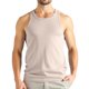 thumbnail image 1 of Camiseta sin mangas de manga corta de verano para hombre: camiseta deportiva informal de color liso, poliéster, ligera (S-XXXL), 1 of 5