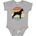 thumbnail image 3 of Inktastic Boxer Dog Vintage Silhouette Boys or Girls Baby Bodysuit, 3 of 5