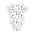 thumbnail image 5 of Balery Lavender Flowers Pattern Baby Climbing Clothes Infant Bodysuit Cute Infant Bodysuit Baby Romper-3 Months, 5 of 7