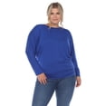 thumbnail image 1 of White Mark Women's Banded Dolman Top, 1 of 6