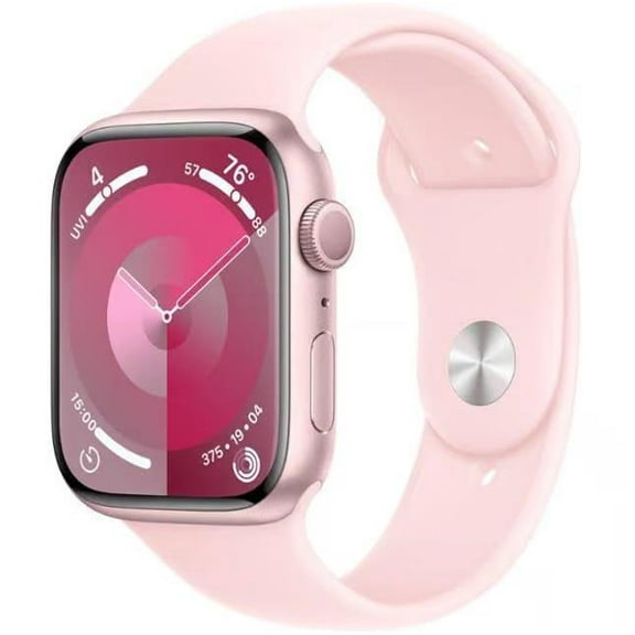 Restored Apple Watch Series 9 41mm Pink Aluminum Pink Sport Band GPS + Cellular (Refurbished)