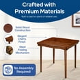 thumbnail image 4 of Stakmore Folding Card Table, Cherry / Fruitwood, 4 of 14