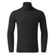 thumbnail image 4 of Playera Para Hombre, Camisetas De Cuello Alto Para Primavera Y Verano Para Hombre, Camisetas Casuales De Manga Larga De Color Sólido Con Ajuste Elástico Ajustado, 4 of 5