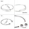 thumbnail image 4 of 1 Box 236pcs DIY Jewelry Making Kit Ball Closure Adjustable Wire Blank Bracelet Expandable Bangle, 4 of 7