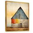 thumbnail image 2 of Designart "Muted Tone Minimalism With Barn" Barn Floater Framed Wall Art Prints, 2 of 5