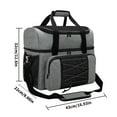 thumbnail image 3 of ZheElen Sac de Transport pour Boules de Jeu de Quilles Rembourré Portable Ajustable Bol Rangement Sac Réutilisable avec Poignée et Poche, 3 of 6
