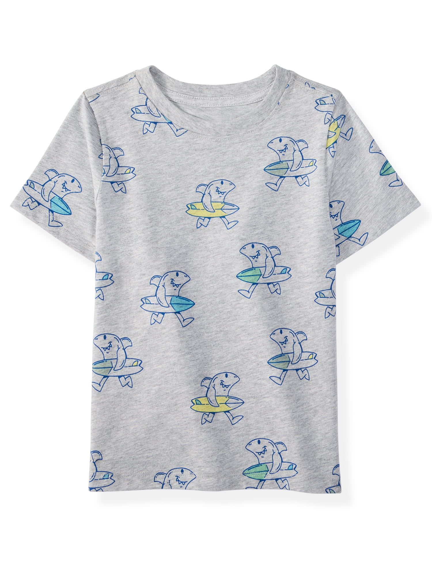 Garanimals Newborn, Baby & Toddler Boy Cotton Short-Sleeve Graphic T-Shirts, 3-Pack, Sizes 0-6T