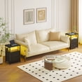 thumbnail image 3 of TOMNK Night Stand Set of 2, Nightstand with Charging Station, End Table, Bed Side Table, Black, 3 of 6