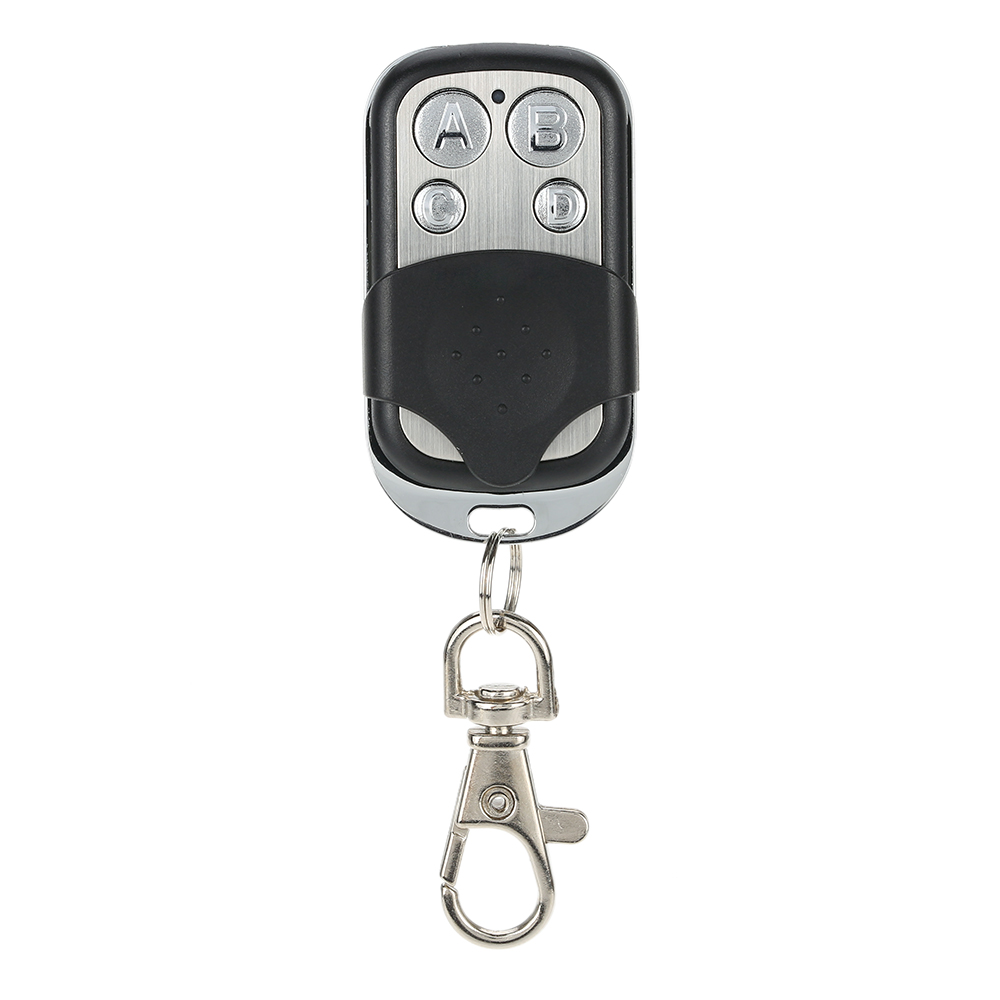 2 pcs Electric Cloning Universal Gate Garage Door Opener Remote Control Fob 433mhz Replacement Key Fob Remote Controls A