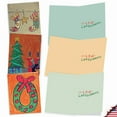 thumbnail image 3 of 10 Assorted Merry Christmas Note Cards Pack - Xmas Coloring, 3 of 6