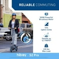 thumbnail image 5 of Hiboy 500W Motor 25 Miles Range Electric Scooter for Adults - 19MPH Folding Commuter Scooter with 10" Solid Tires and 3L Scooter Bag, 5 of 8