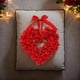 thumbnail image 4 of Guirnalda Floral Colgante para Decoración del Día de San Valentín, 40 cm, Guirnalda de Flores Rojas con Pajarita Decorativa para la Entrada, 4 of 4