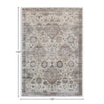 thumbnail image 3 of Rugs America Leopold LX50A Sugar Cookie Oriental Transitional Cream Area Rug, 9'x12', 3 of 10