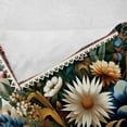 thumbnail image 4 of Ambesonne Floral Eucalyptus Fleece Throw Blanket Western Bloom 50"x70" Dark Tan Multicolor, 4 of 5