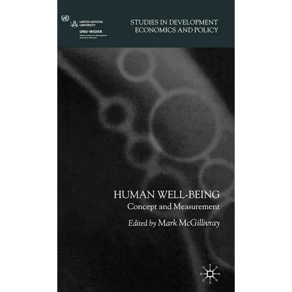 Studies in Development Economics and Pol Human Well-Being: Concept and Measurement, (Hardcover)