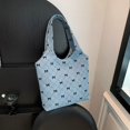 thumbnail image 4 of Bolso Hombro Hobo Pana Gran Capacidad Bowknot Casual para Mujer, 4 of 9