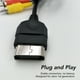 thumbnail image 3 of Cable de Video de Sonido del Juego, Consola de Juegos de 5.9 Pies Flexible AV Cord para TV, 3 of 7