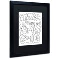 thumbnail image 2 of Trademark Fine Art "Star Stuff" Canvas Art by Elizabeth Caldwell, Black Matte, Black Frame, 2 of 4