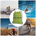 thumbnail image 6 of Naloa Watercolor Kiwi Fruits Summer Drawstring Backpack String Bag Cinch Water Resistant for Gym Shopping Sport Yoga, 6 of 6