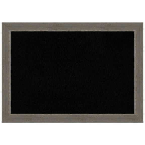 Amanti Art Black Cork Board Framed Alta Brown Grey Bulletin Board 41 in. x 29 in.