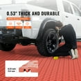 thumbnail image 3 of VEVOR Garage Tiles Interlocking 12x12 in 25 Pack Garage Flooring Tiles Red, 3 of 9