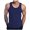 Dark Blue, variant on fatyb Tank Tops for Men Sleeveless Casual Shirts Racerback Muscle T Shirts Mens Workout Athletic Tee