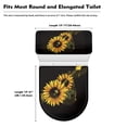 thumbnail image 4 of HELLHERO Toilet Seat Covers 2 Piece Polyester Easy to Clean for Family, 4 of 5
