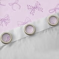 thumbnail image 4 of Feelyou Purple Polkadot Ribbon Blackout Curtains Set of 2 (52x84 Each), Kawaii Cartoon Bow-tie Window Curtains, Cute Princess Bow Curtains and Drapes, Blackout Curtains Room Decor, 4 of 6