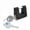 Black, variant on Trailer Coupler Latch 1/4 Inch Keyed Metal Fastener for Trailer Truck ATV Towing and Parking with U Shape Body