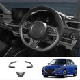 thumbnail image 2 of Adhesivo de carbono para el marco inferior del botón del volante del SWIFT 2024-2025 (interior), 2 of 4