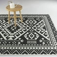 thumbnail image 2 of Balta Alessi Global Geometric  Indoor/Outdoor Area Rug Black 7'10" x 10' 8' x 10' Outdoor, Indoor Silver, Off-White, 2 of 15