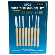 8 Wood Turning Chisel Woodworking Gouges Hobby Tool