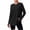 hgg151-Black, variant on Ounisa Women's Thumbhole Curved Hem Long Sleeve Pullover Top, Sporty Soft Active Blouse with Functional Hand Coverage and Modern Hemline