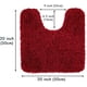 thumbnail image 5 of Tapete de baño en forma de U MIULEE rojo de microfibra 61x61 cm, 5 of 7