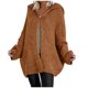 thumbnail image 2 of Pntutb Mujeres Casual Sólido Manga Larga Botón Con Capucha Cardigan Suéter Abrigo con bolsillos tops Flash Picks Pntutb Pntutb-5269, 2 of 8