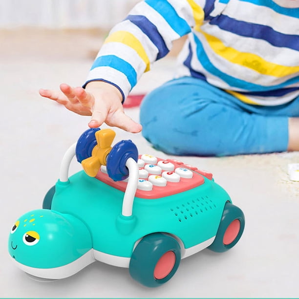 Teléfono Juguete Yotijar para arrojar Juguetes musicales para bebés color verde