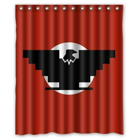 Ganma Aztlan Huelga Bird Shower Curtain Polyester Fabric