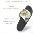 thumbnail image 3 of GZHJMY Stylish Slides for Women Men, Flower and Butterfly Soft Flexible Slip-on Sandals Slippers, 3 of 7