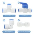 thumbnail image 3 of 1 Ensemble 12 Pcs Filtres Purificateurs d'Eau Raccords Rapides pour Tube (Bleu), 3 of 8