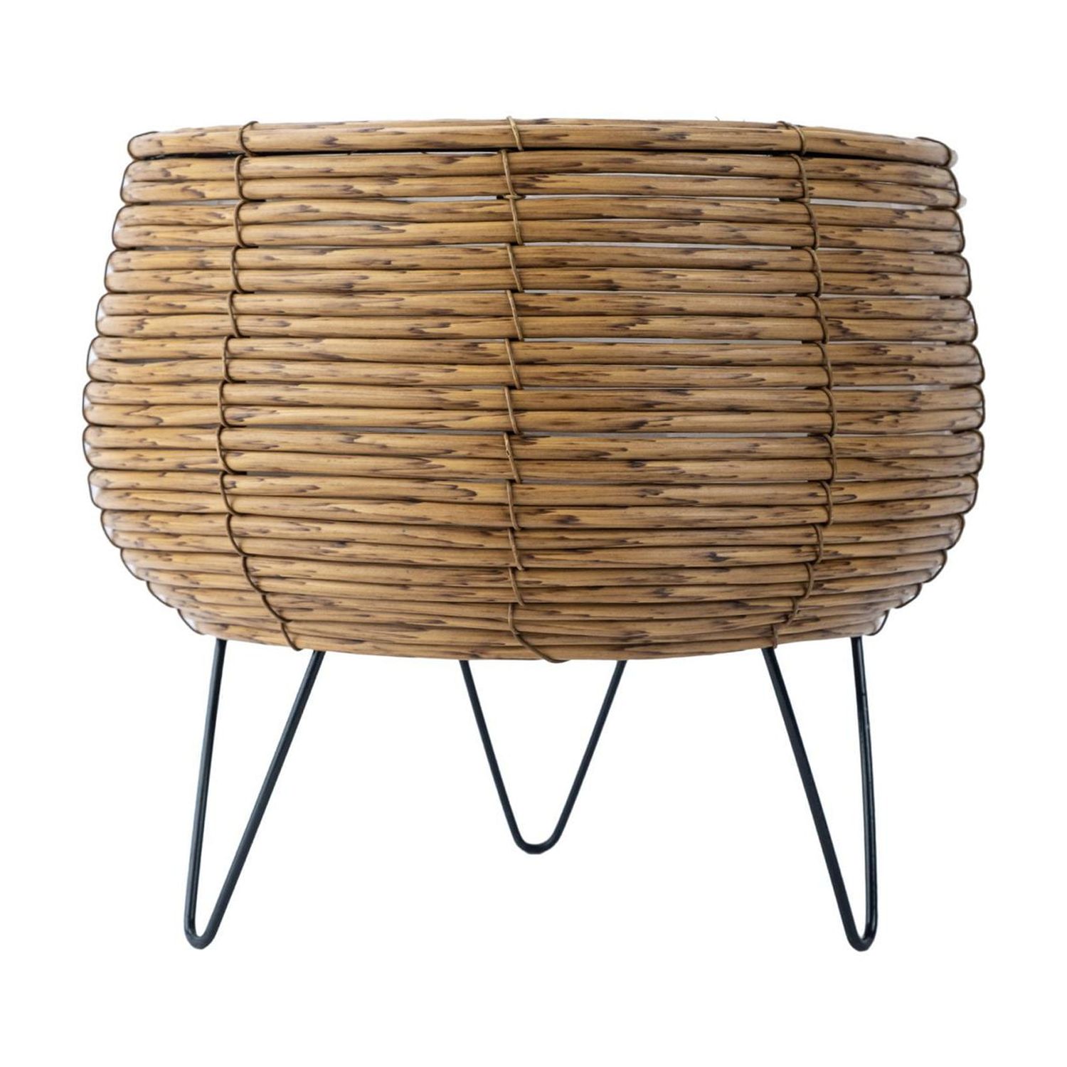 Hometrends 11 INCH WOVEN FOOTED PLANTER
