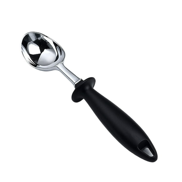 Injueey Tamaño de herramienta de cocina y duradero, múltiples propósitos, práctico menaje de cocina, cuchara colgante, almacenamiento de Cocina y Comedor negro