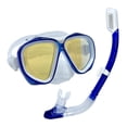 thumbnail image 1 of SCAUP Coral Pro Snorkeling Set - Mirrored Diving Mask and Dry-Top Snorkel Kit, for Adults, 1 of 1