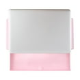 thumbnail image 2 of OULII 1Ensemble Support d'Ordinateur pour Bureau à Domicile avec Rangement Simple en ABS Rose Rentrée Scolaire, 2 of 6
