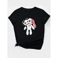 thumbnail image 3 of Women's Sports Short Sleeve T-Shirt, Comfortable And Stylish, For Sports And Daily Life, Rabbit Pattern, 3 of 7