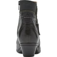 thumbnail image 3 of Women's Rockport Cobb Hill Laurel Slouch Ankle Bootie Black Full Grain Leather 9 W, 3 of 5