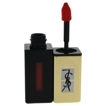 Yves Saint Laurent Vernis a Levres Pop Water Glossy Stain - # 207 Juicy Peach for Women, 0.2 oz