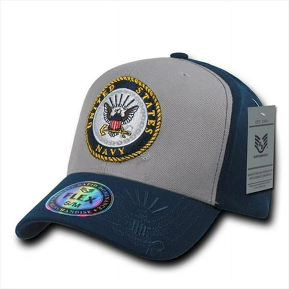 Flex Military Caps, Navy, Grey, Large & Extra Large