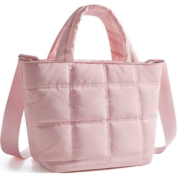 BAGSMART Small Crossbody Bags for Women, Lightweight Purses for Women, Tote Shoulder Handbags Wallet for Daily Use, Workout, Pink