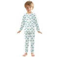 thumbnail image 3 of joogoo Crabs Starfish 2 Piece Long Sleeve Tee and Pants Cotton Pajama Set 5Y, 3 of 7